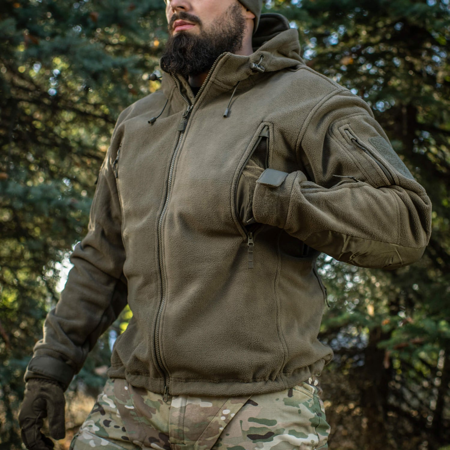 M-Tac Fleece Jacket Windblock Division Gen.II